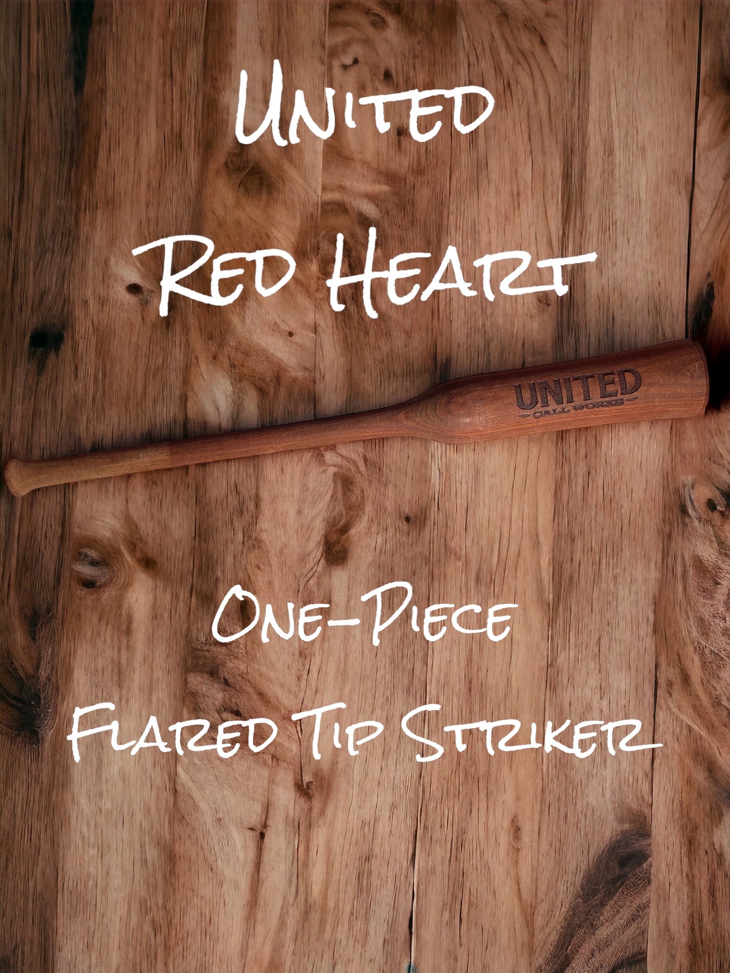 One Piece Red Heart Flared Tip Striker