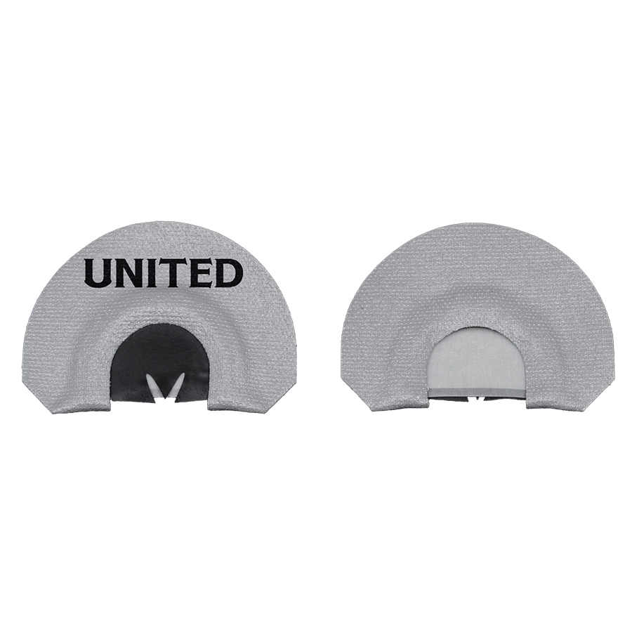 UNITED 3 Reed V-Cut Mouth Call (Grey)