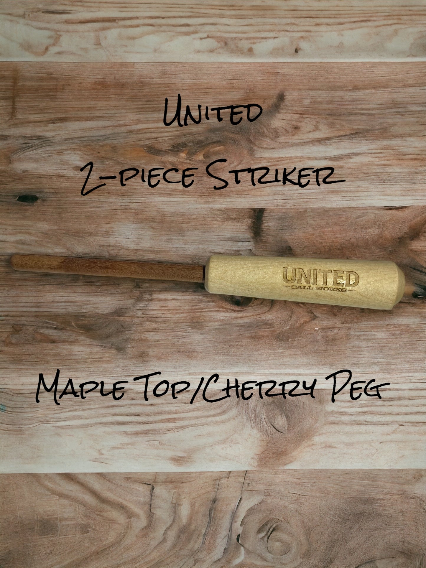 2-Piece Striker Maple Top / Cherry Peg
