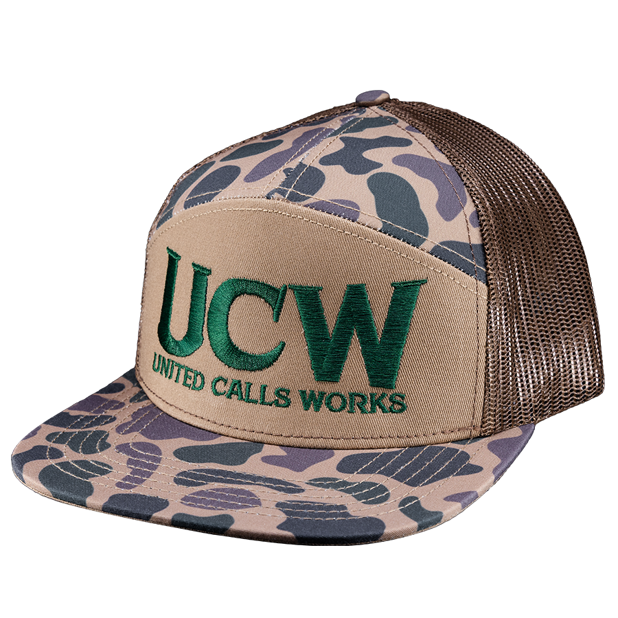 UCW 7-Panel Old School Camo Trucker