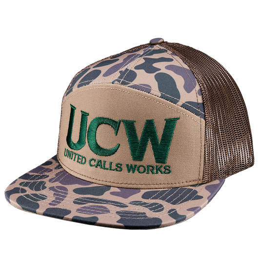 UCW 7-Panel Old School Camo Trucker