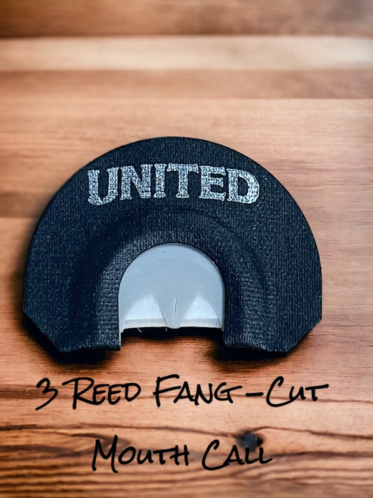 UNITED 3 Reed Fang Cut Mouth Call (Black)