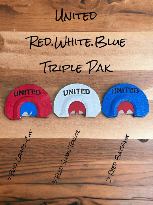 UNITED RED.WHITE.BLUE Triple Pak