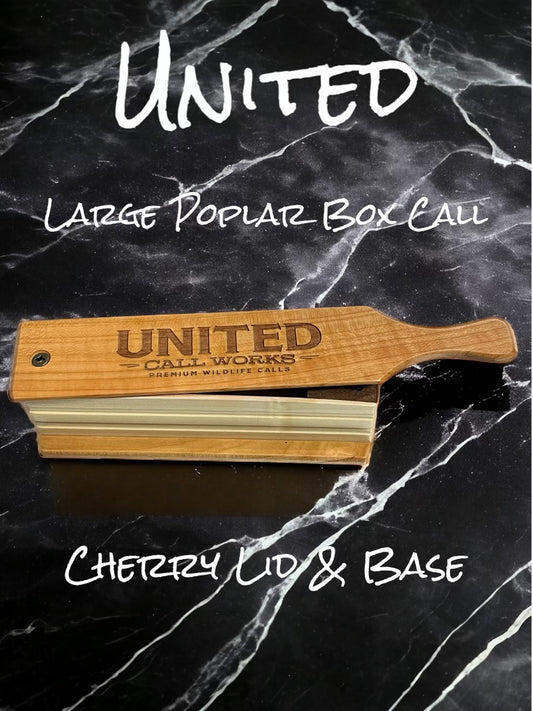 United Large Poplar Box Call