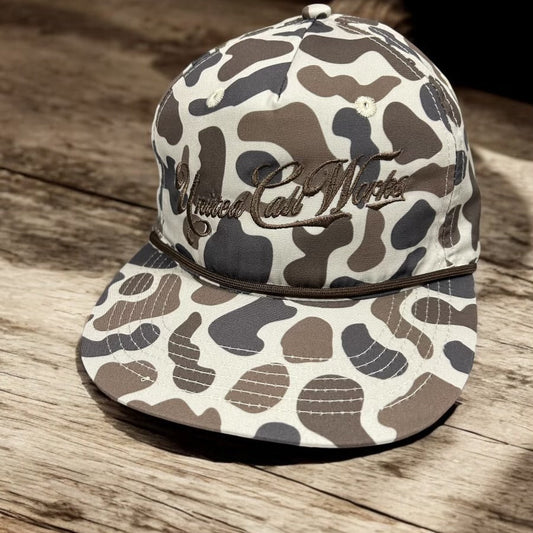 Old School Duck Camo / Classic Rope Hat