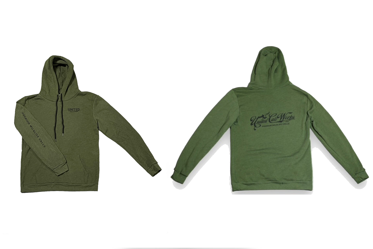 UCW OD Green and Black Hoodie