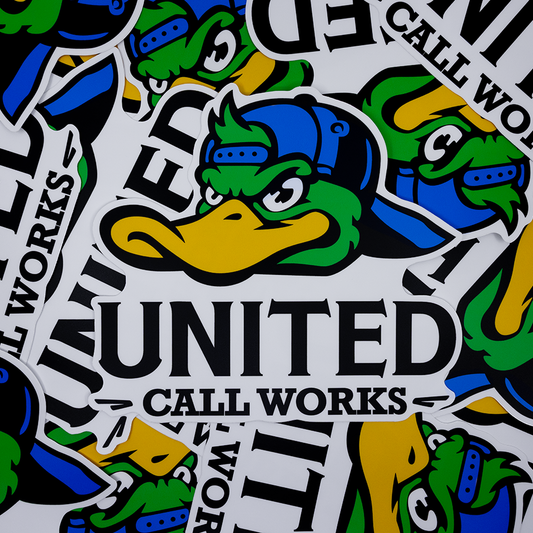 8.5 x 7.7 LARGE Duck Sticker