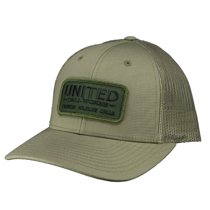 Olive Green on Green Richardson 112 – Stitched Patch