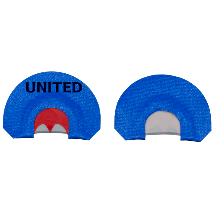 UNITED 3 Reed Batwing Cut Mouth Call (Blue)