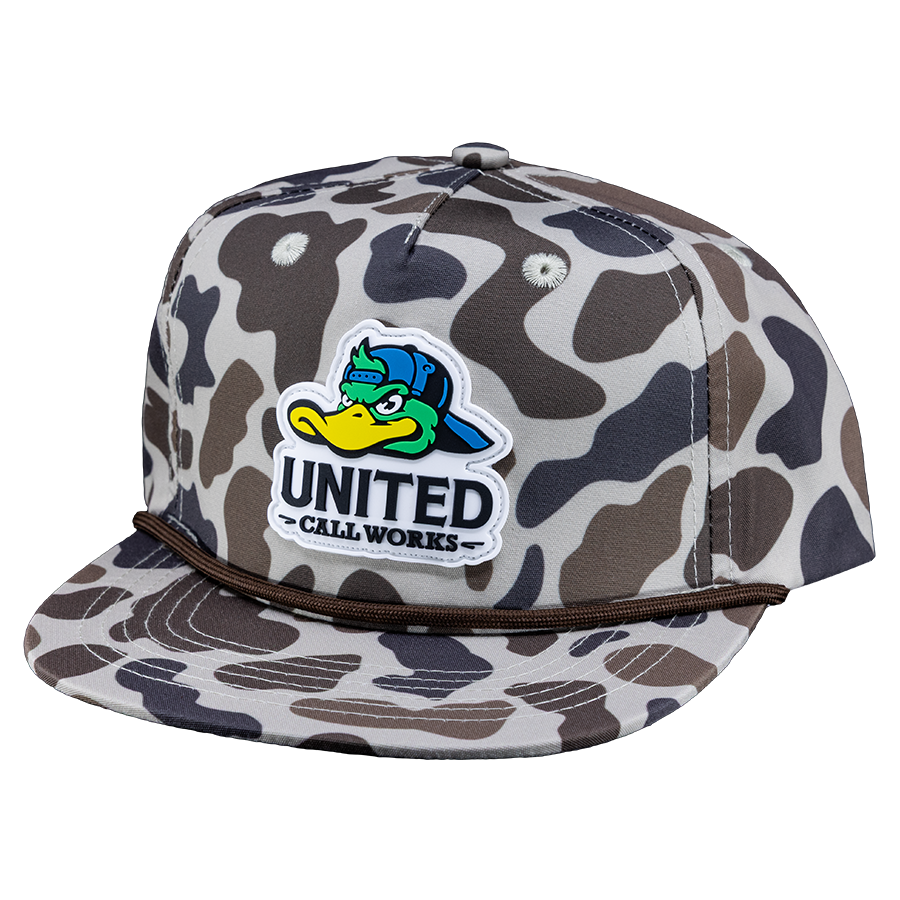 Youth Old School Duck Camo Rope Hat