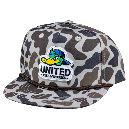 Youth Old School Duck Camo Rope Hat